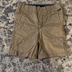 VANS khaki shorts-size 4T